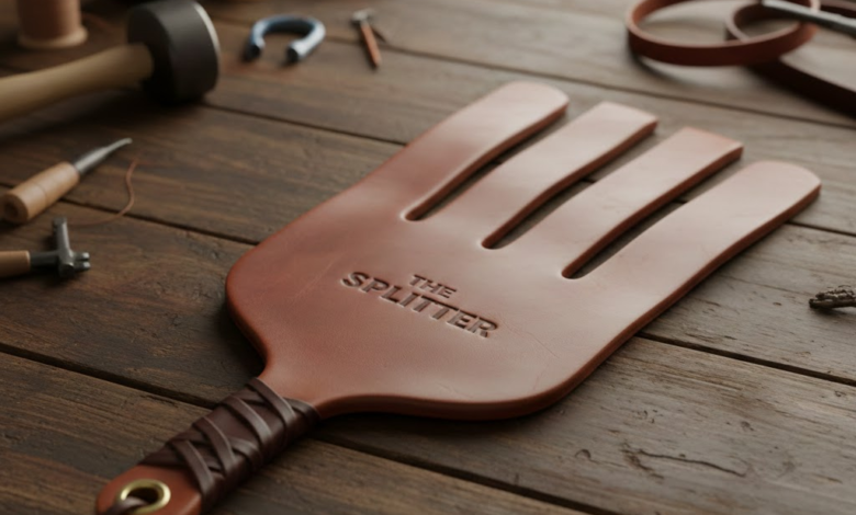 What Is a Leather Split Spanking Paddle? Features and Functional Design Explained
